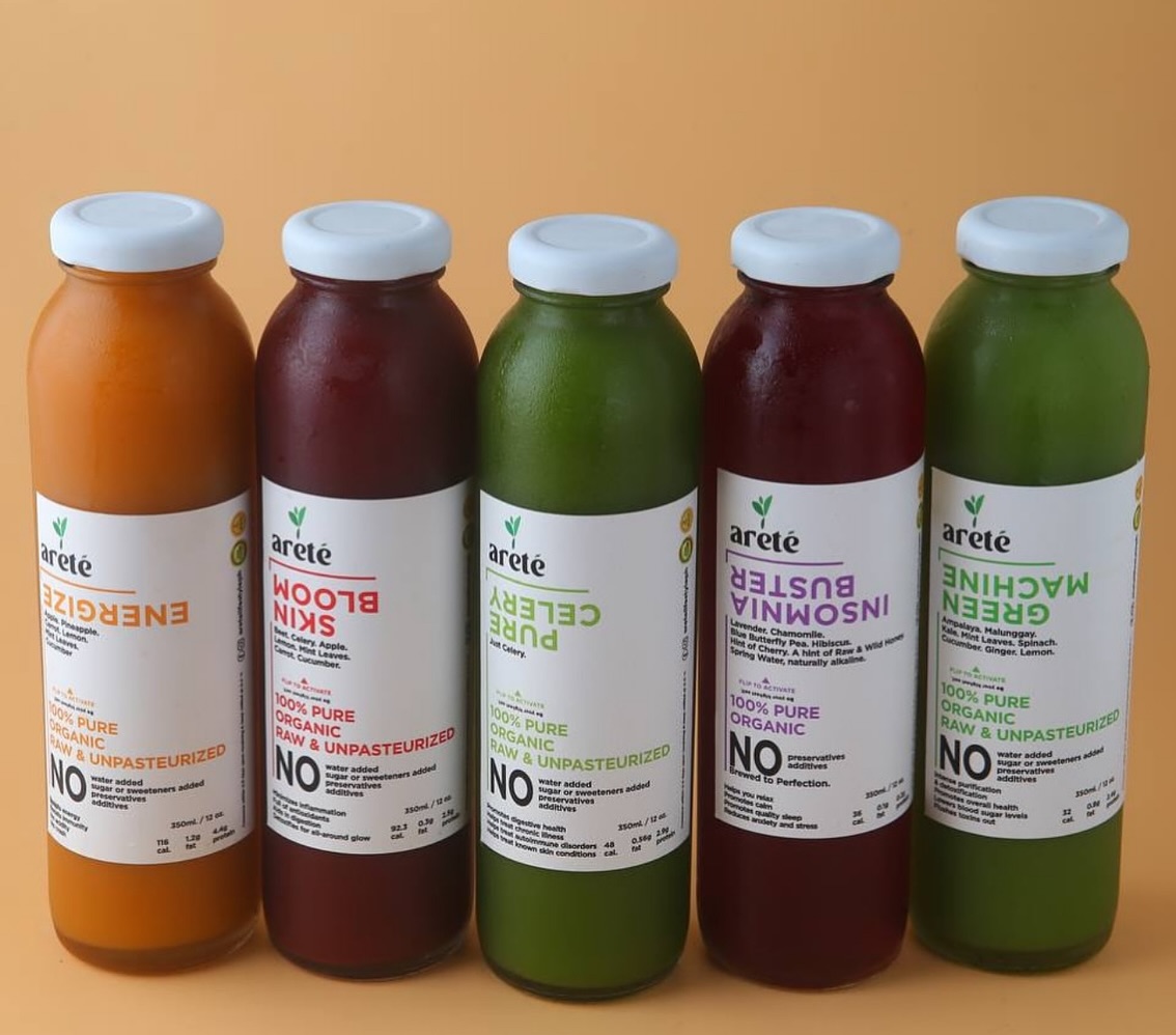 Areté Lifestyleph Facebook ad: Client testimonials! Juice cleanse and detox today to…