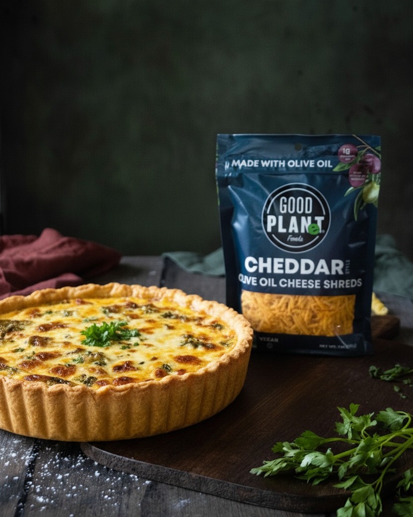 GOOD PLANeT Foods Facebook ad: That golden, bubbly, cheesy crust?