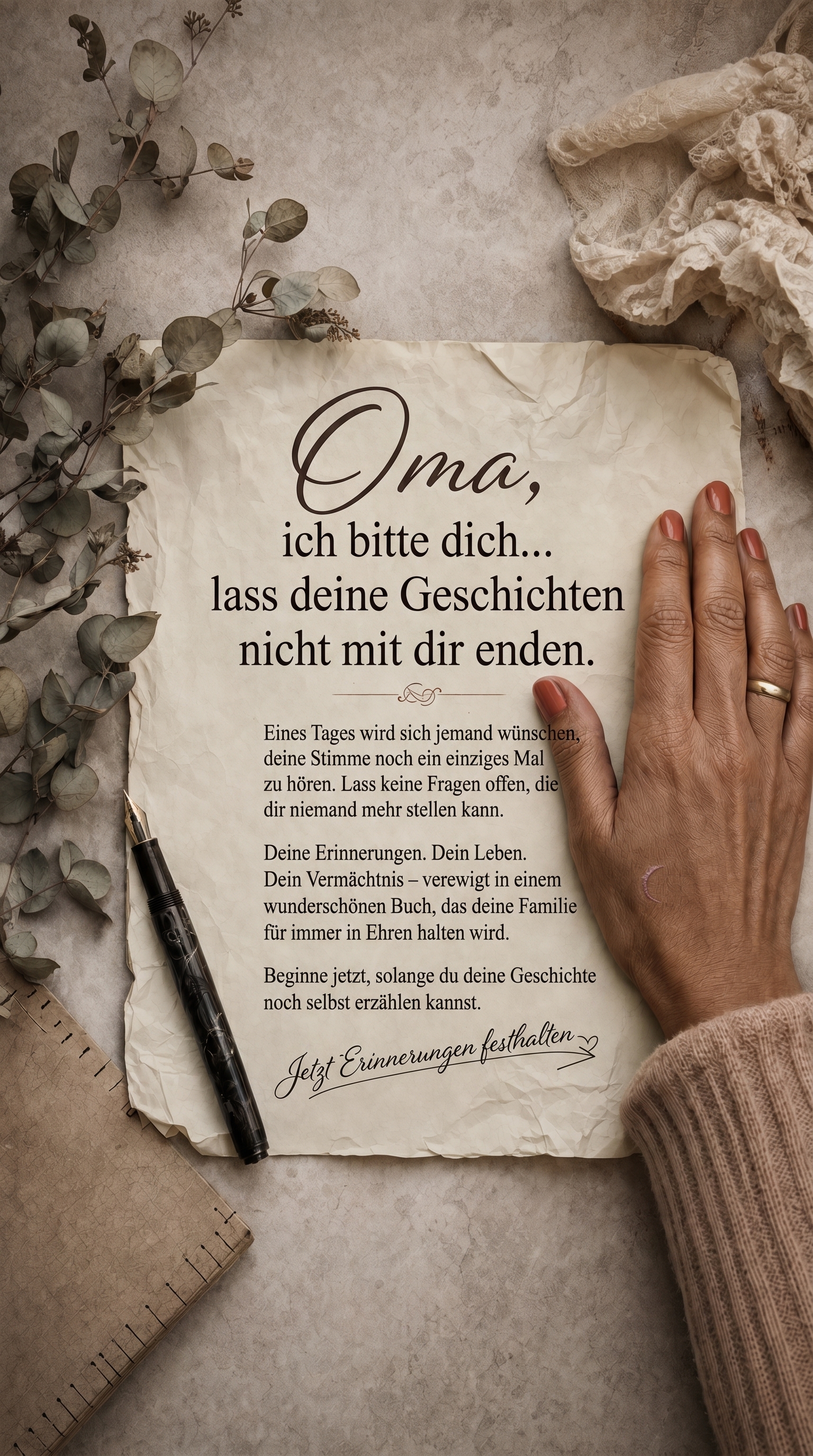 Memowrite Facebook ad