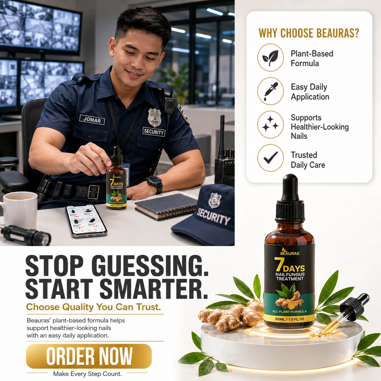 7 days Nail Fungus Treatment Oil Facebook ad