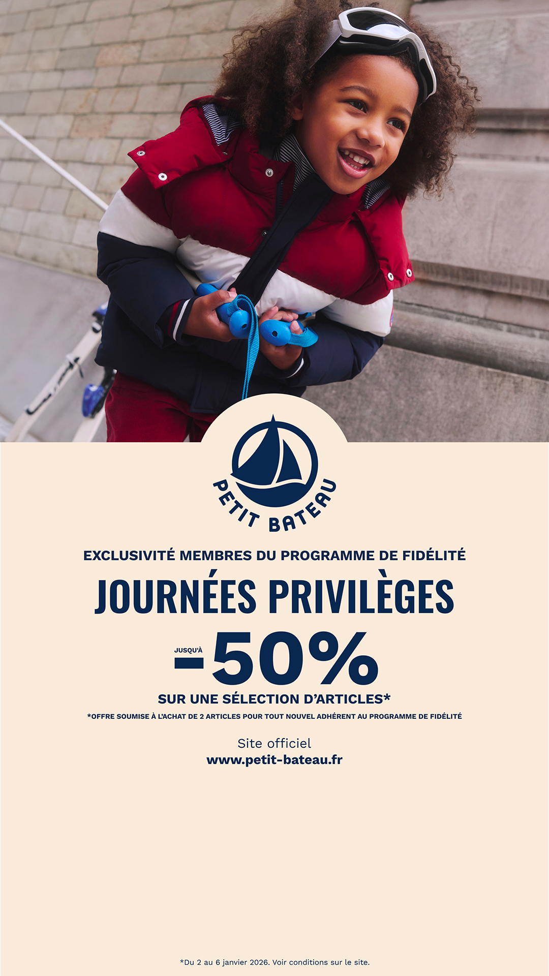 Petit Bateau Facebook ad