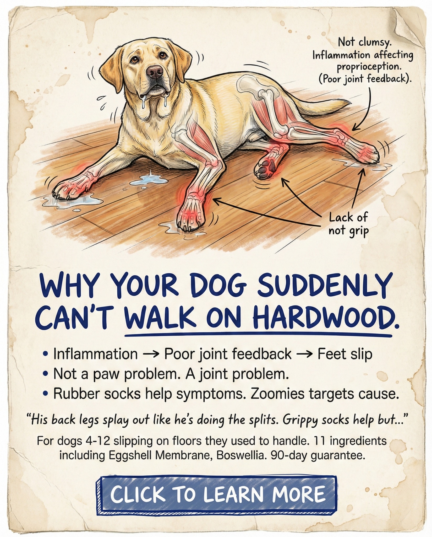 Zoomies Pet Health Facebook ad: The REAL Reason Your Dog Is In Pain