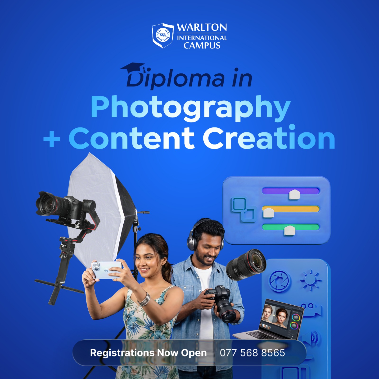 Warlton International Campus Facebook ad
