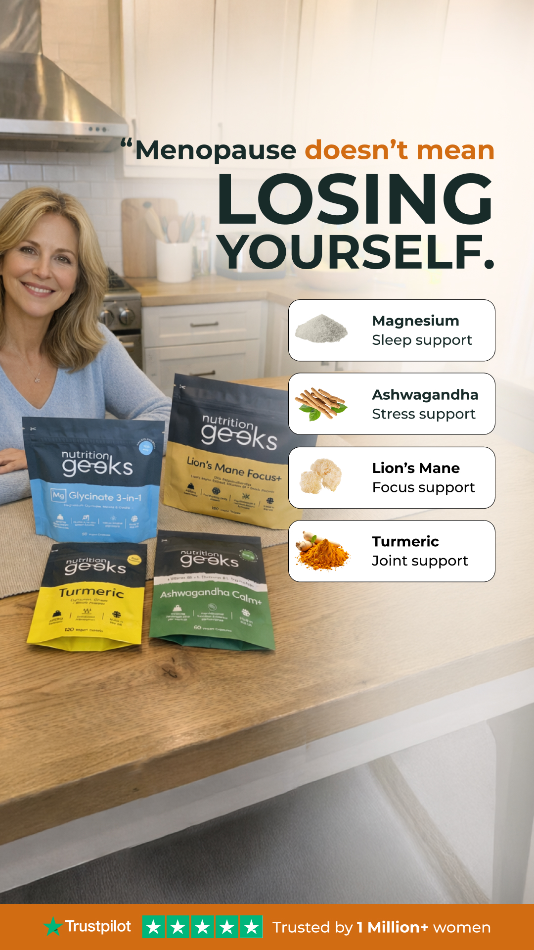 Nutrition Geeks Facebook ad