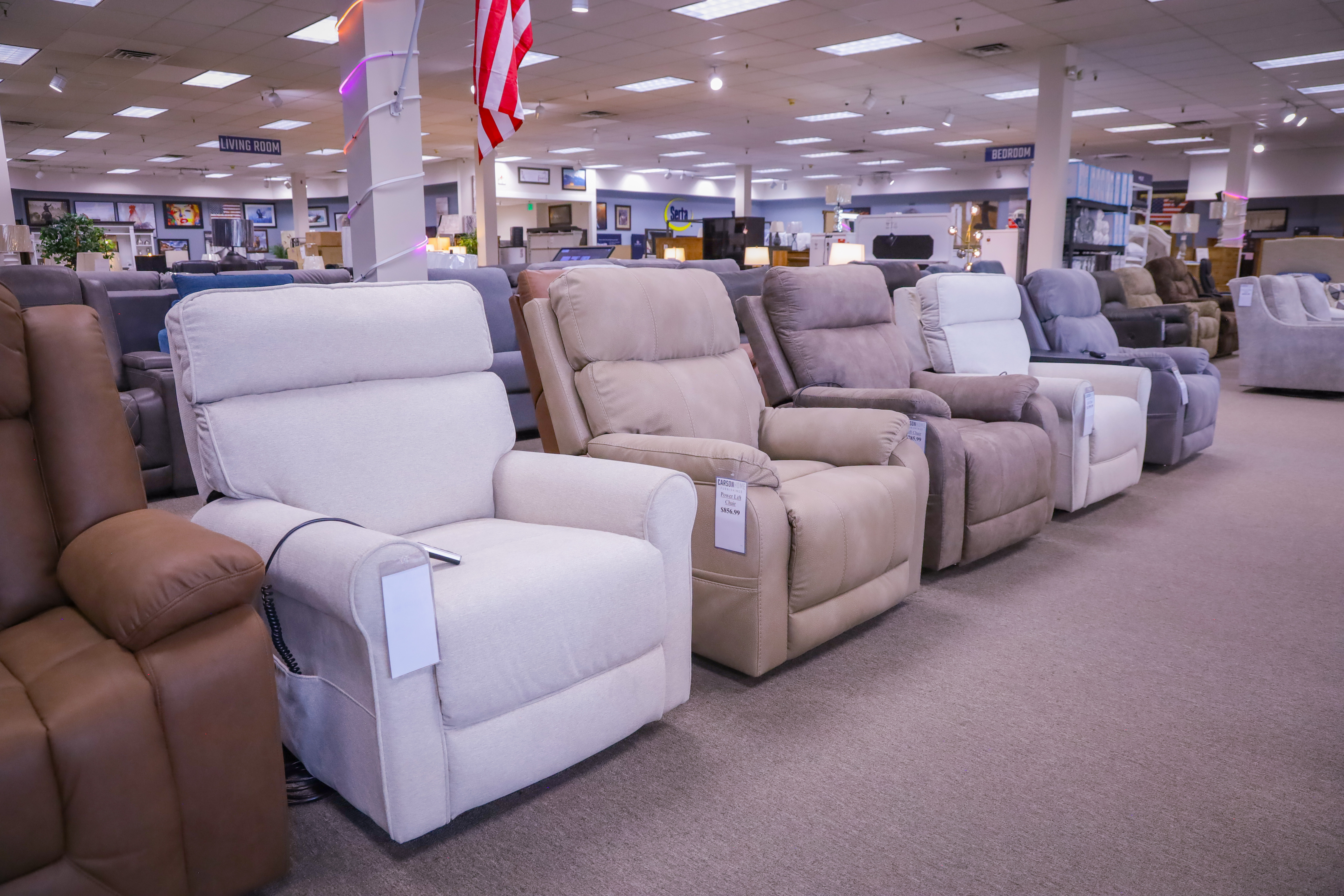 Carson Home Furnishings Outlet Store Facebook ad