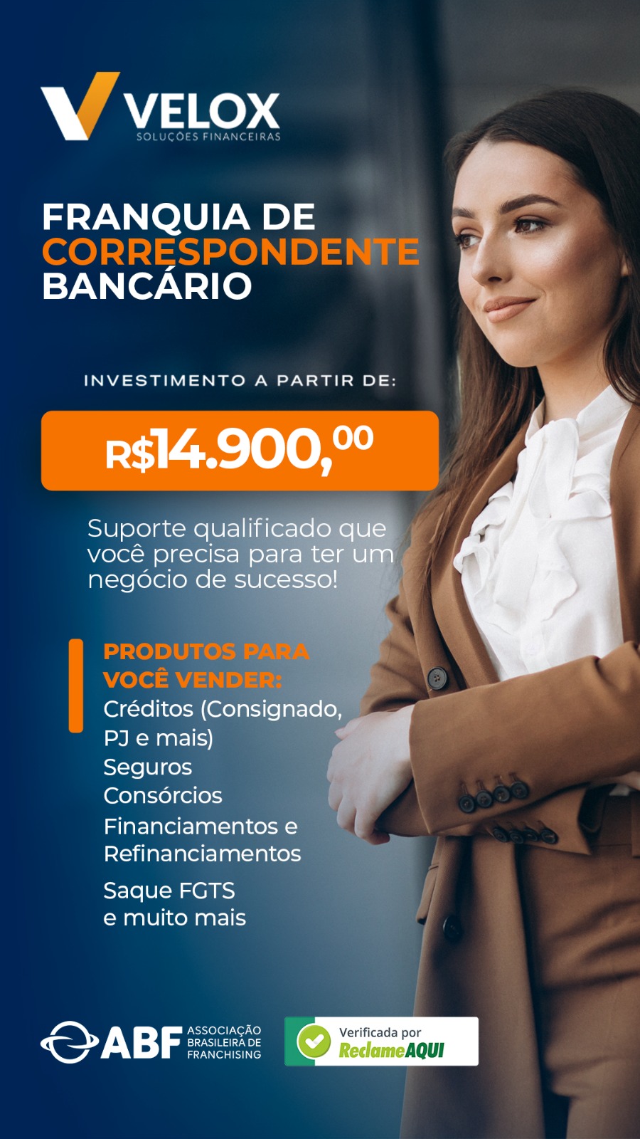 Velox Soluções Financeiras Facebook ad from Jun 18, 2026