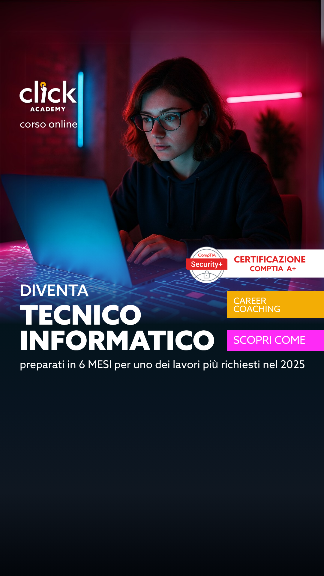 Click Academy Facebook ad from Jun 23, 2025