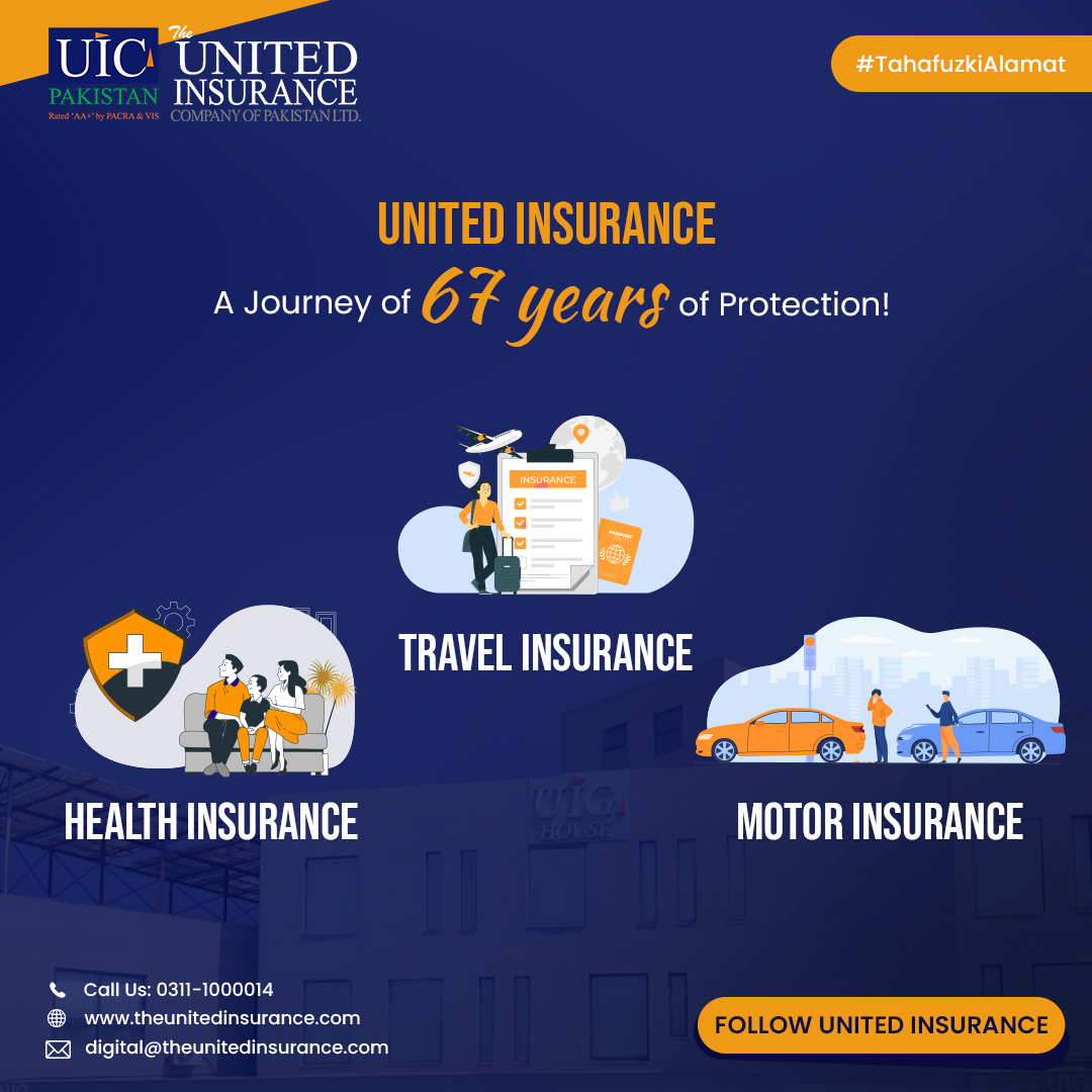 The United Insurance Company Of Pakistan Ltd. Facebook ad: At The United Insurance Company of Pakistan, your…