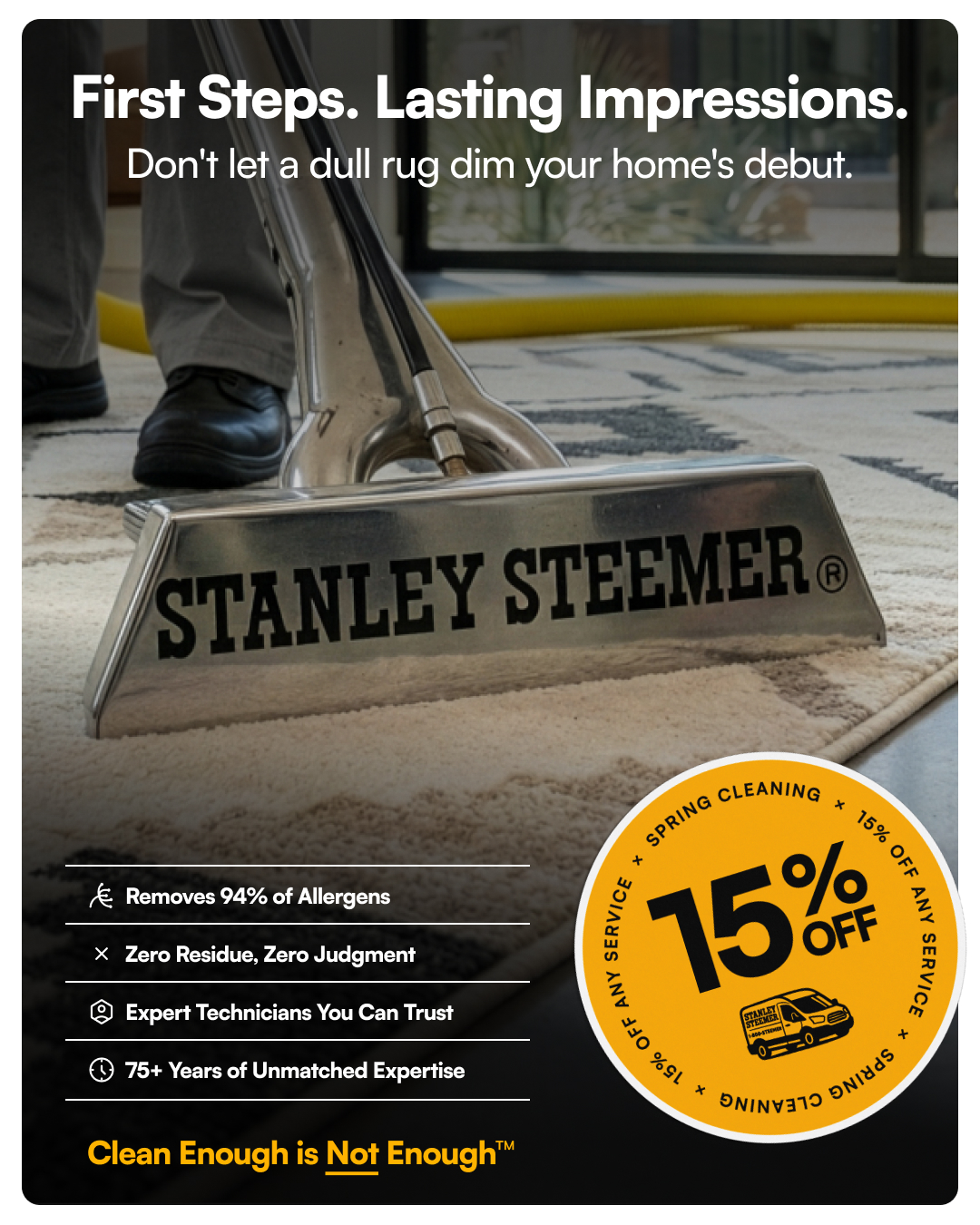 Stanley Steemer Facebook ad