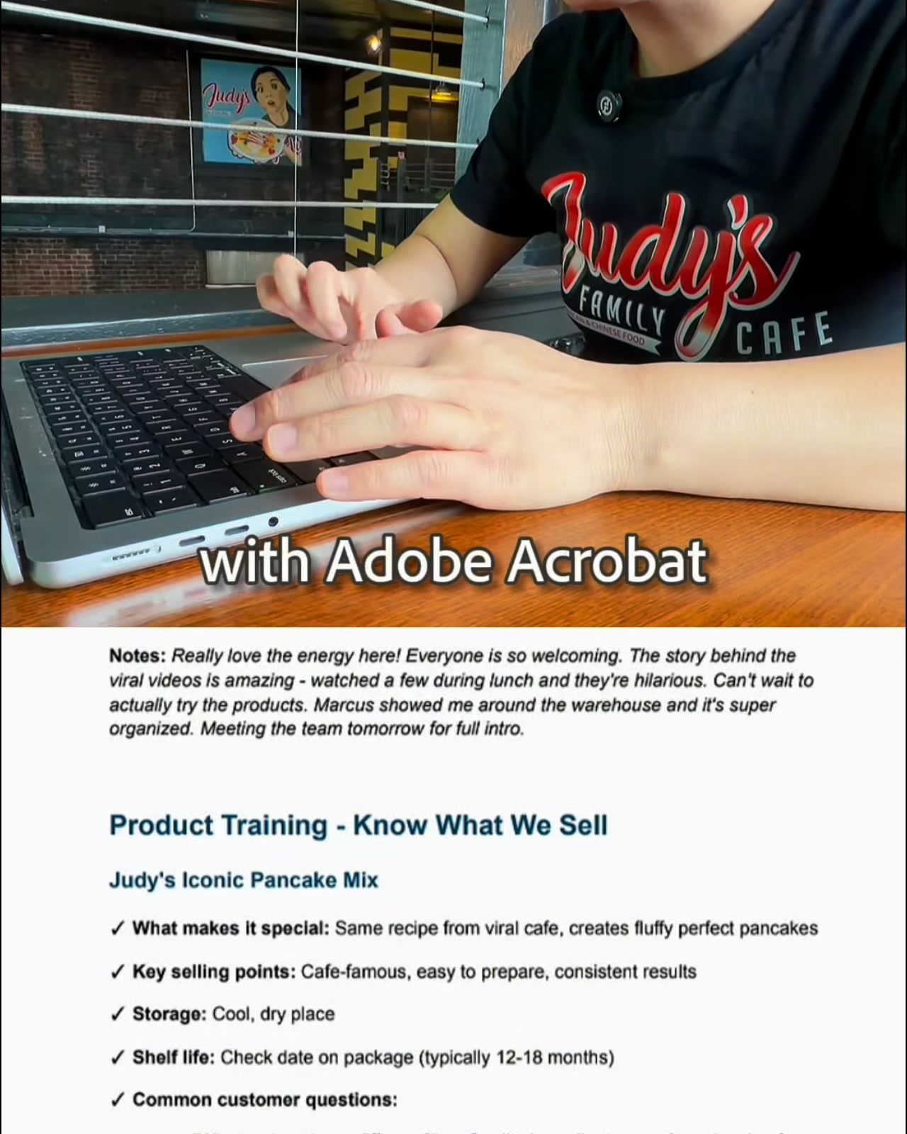 Adobe Acrobat Facebook ad: There's a new way to PDF.