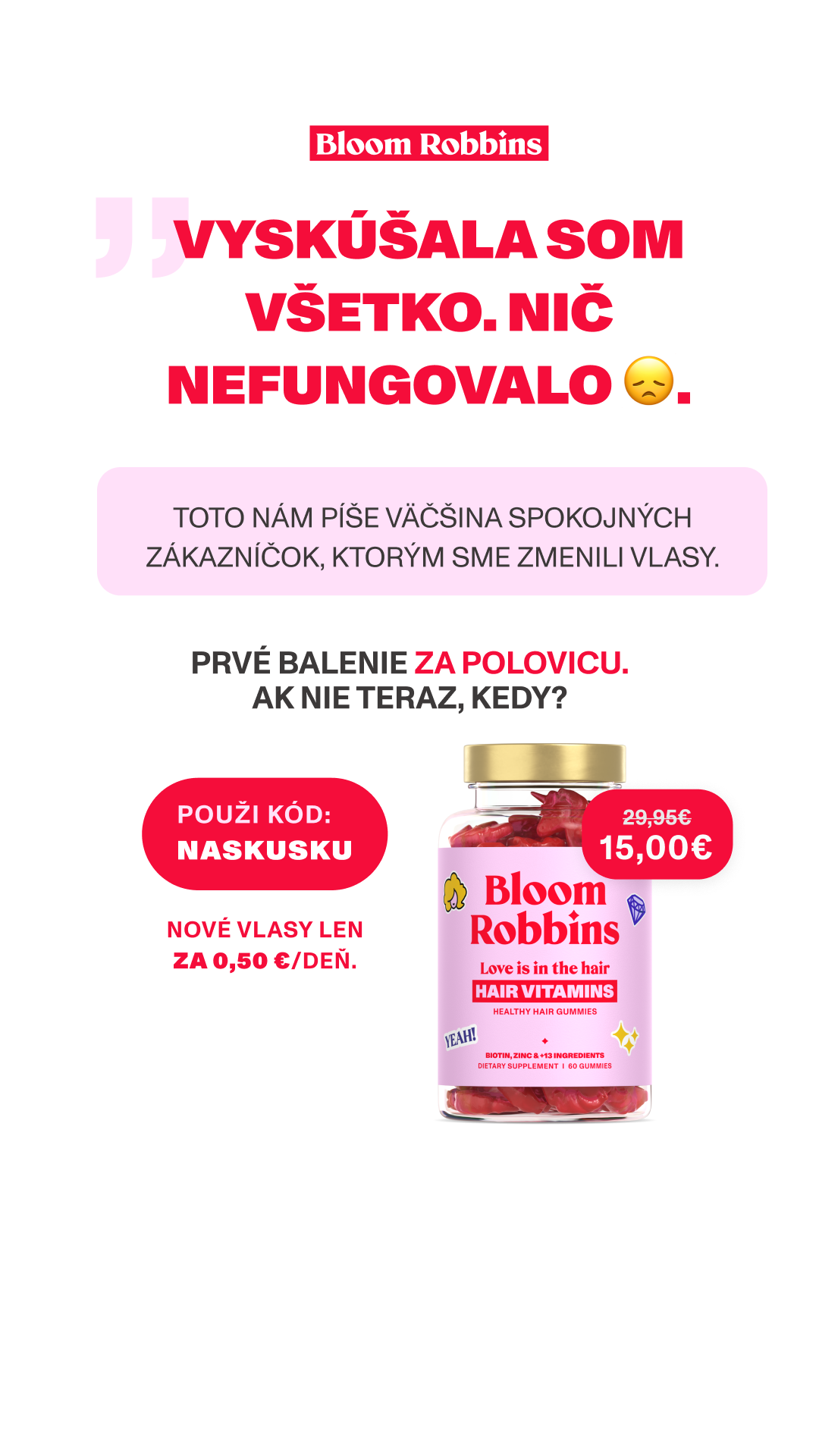 Bloom Robbins SK/CZ Facebook ad