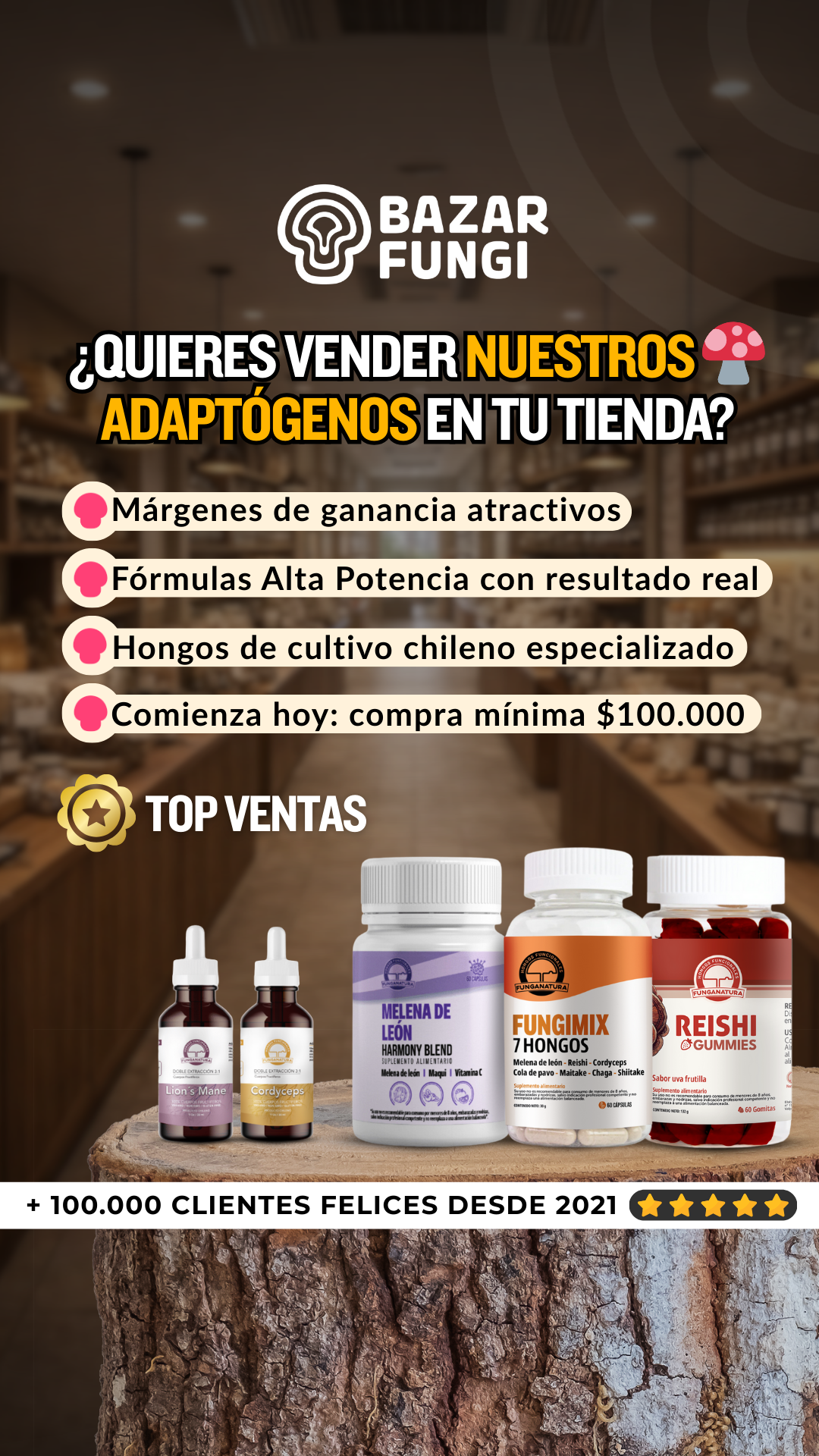 Bazar Fungi Facebook ad