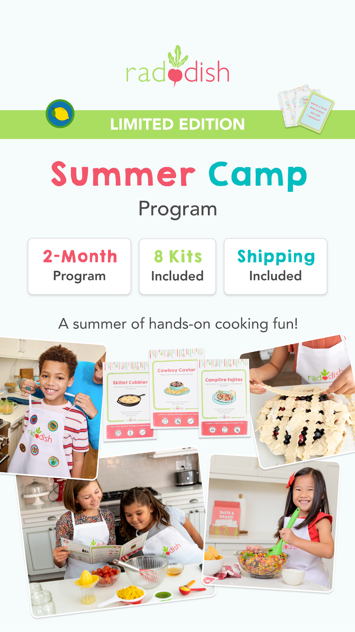 Raddish Kids Facebook ad