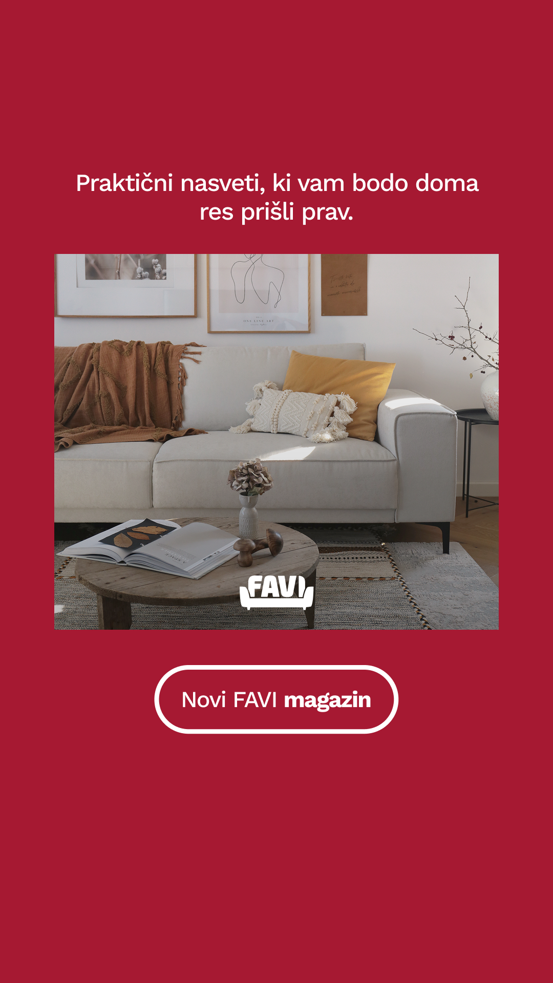 FAVI.si Facebook ad: Oglejte si novi FAVI magazin