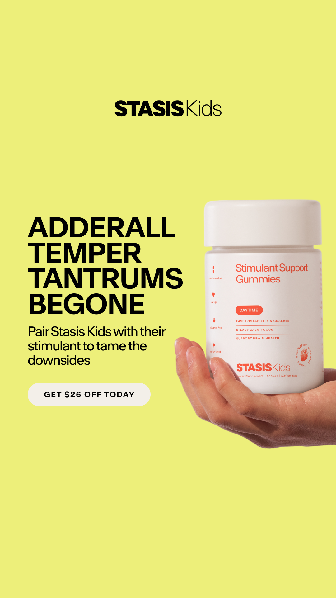 Stasis Kids Facebook ad