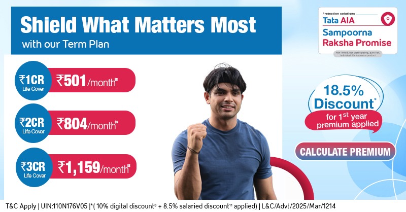 Tata AIA Life Facebook ad