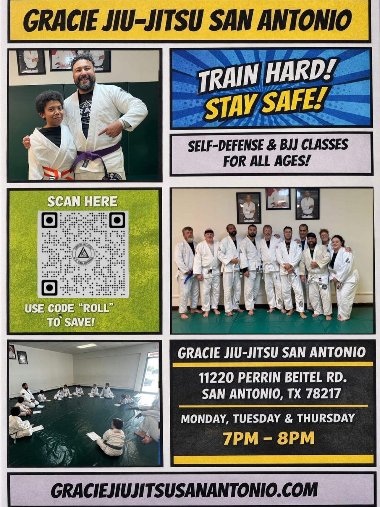 Gracie Jiu Jitsu San Antonio Facebook ad: Gracie Bullyproof