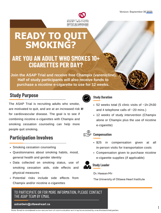 Mir Lab UOHI Facebook ad: Are you an adult who smokes 10 or more cigarettes per day?