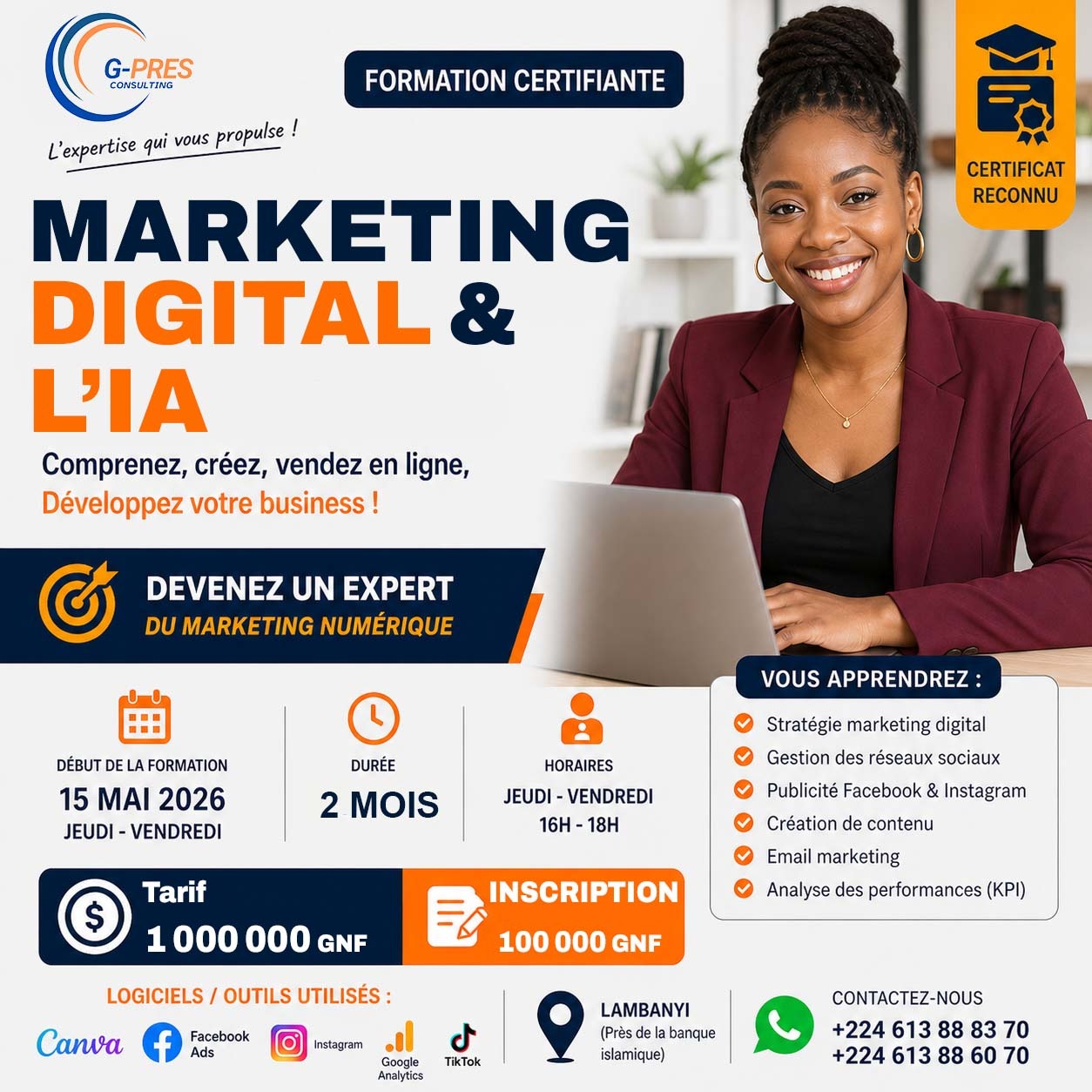 G-Pres Consulting Facebook ad: ๐๐ข๐ฅ๐ ๐๐ง๐๐ข๐ก ๐ฃ๐ฅ๐๐ ๐๐จ๐ ๐๐๐จ๐ง ๐ก๐๐ฉ๐๐๐จ