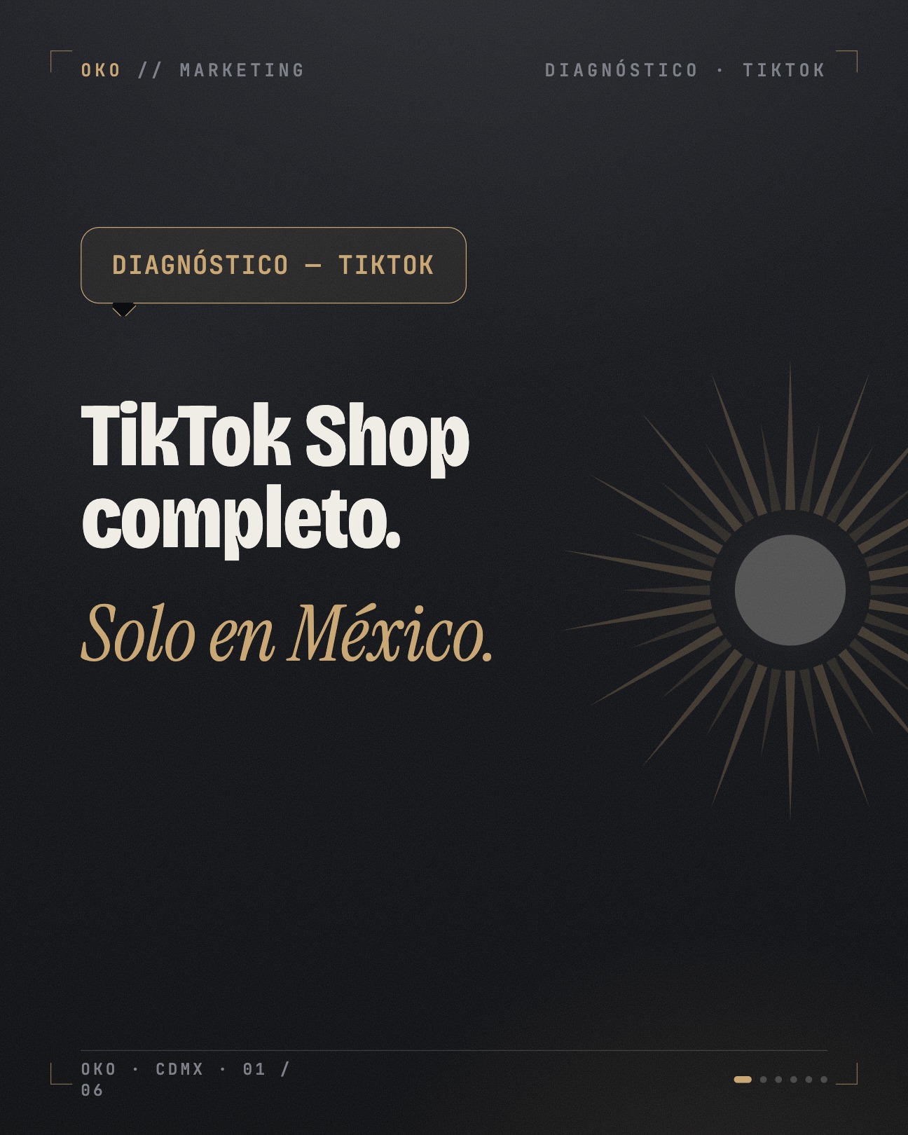 OKO marketing Facebook ad: TikTok Shop Completo