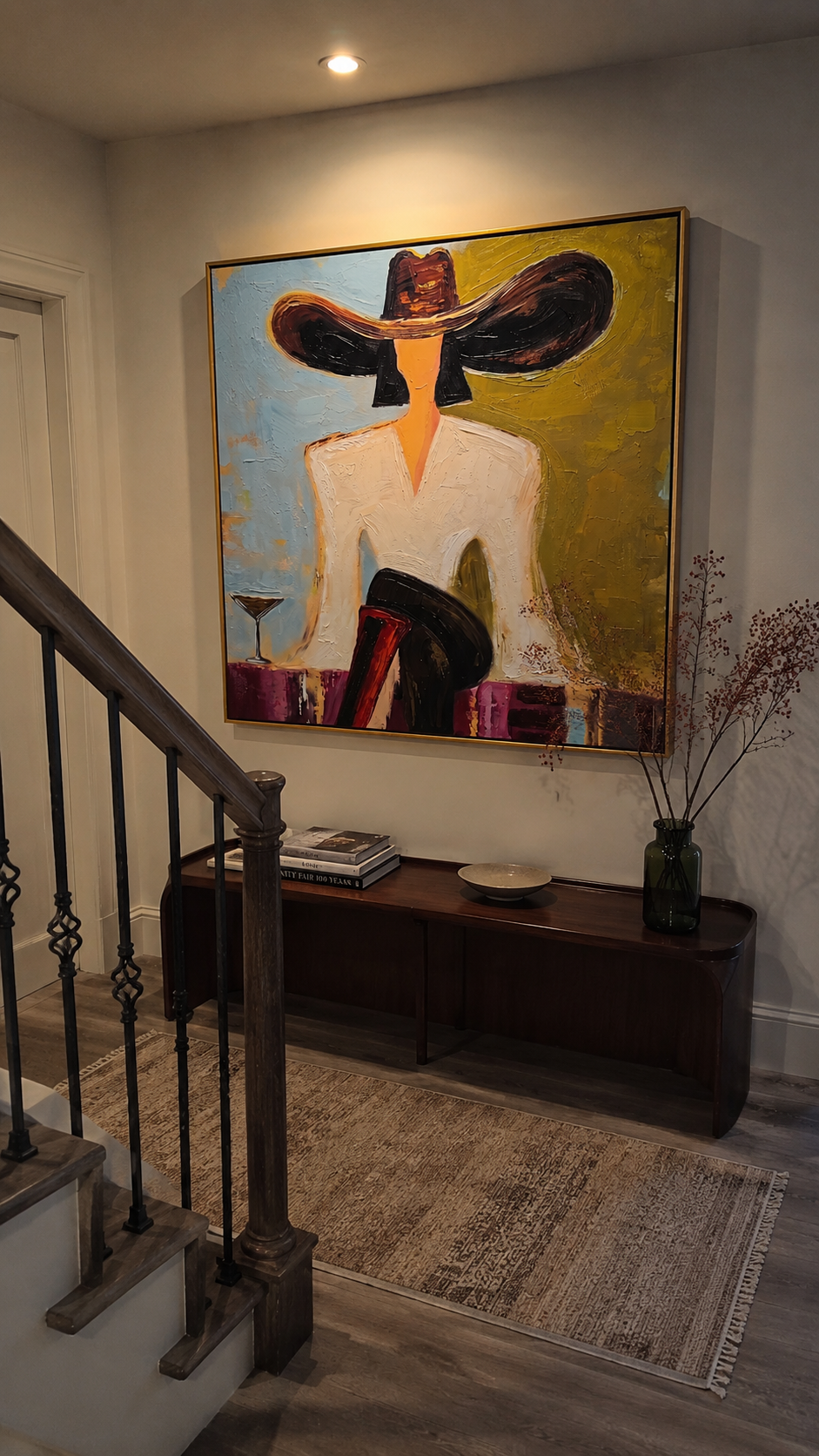 Zeydrt.com Facebook ad: Modern Chic Portrait Oil Art
