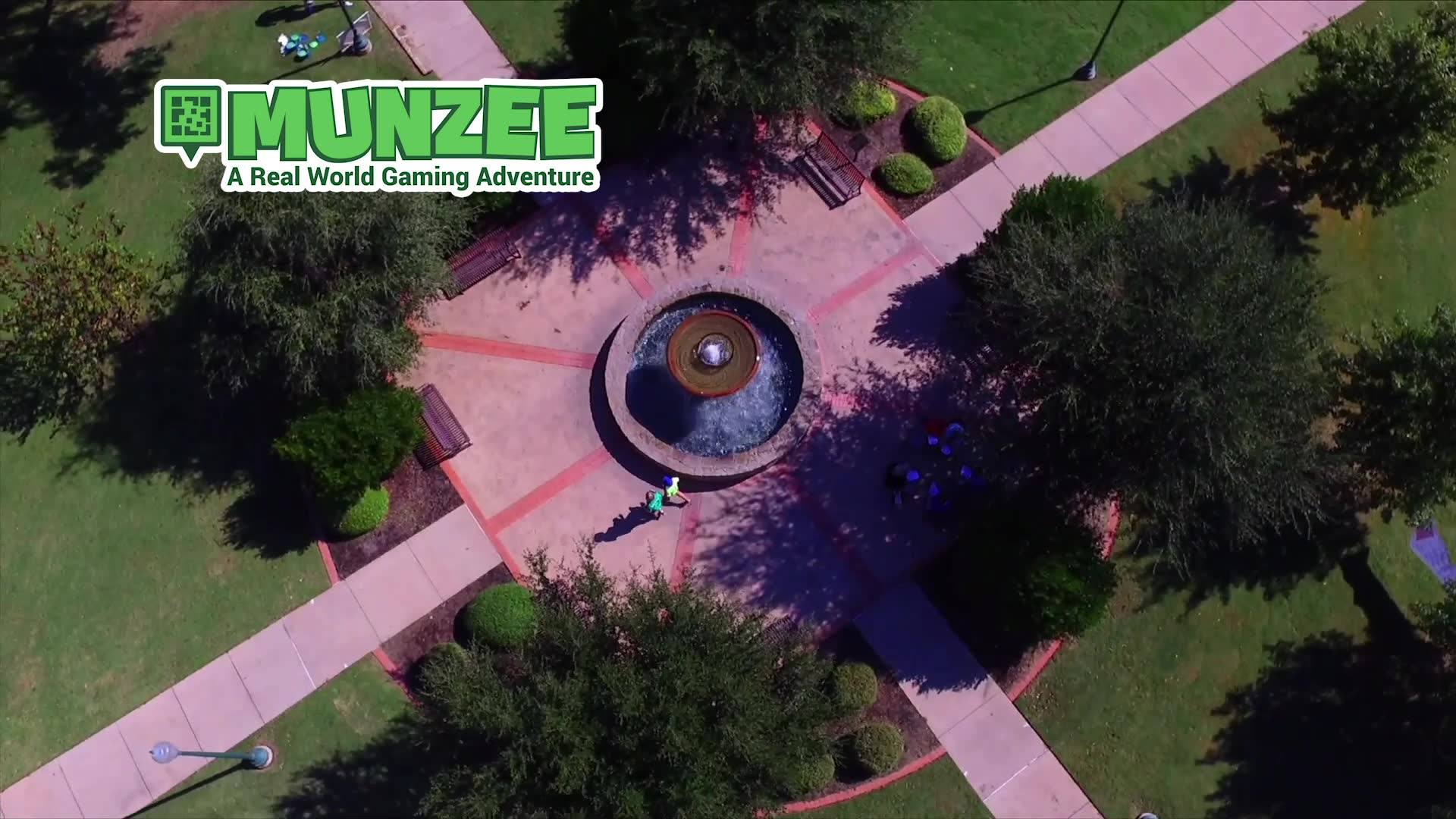 Munzee Facebook ad: A Real World Gaming Adventure