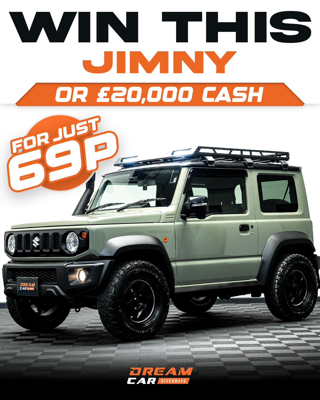 Dream Car Giveaways Facebook ad