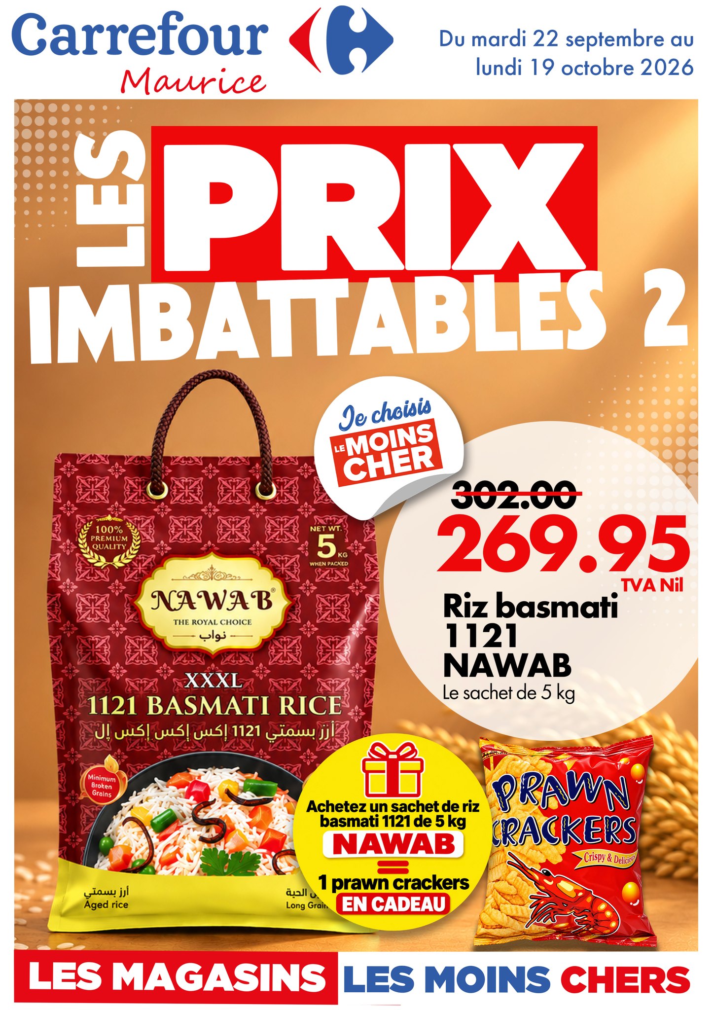 Carrefour Maurice Facebook ad: Les Prix Imbattables sont de retour… pour un…