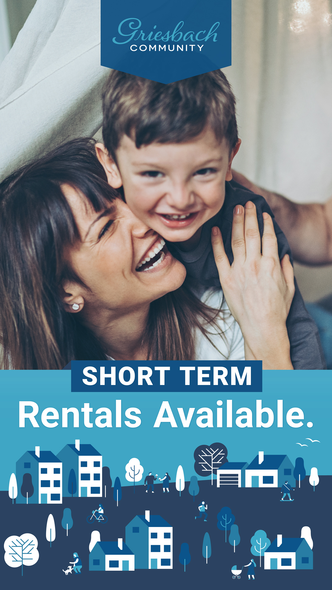Griesbach Rentals Facebook ad from May 12, 2025