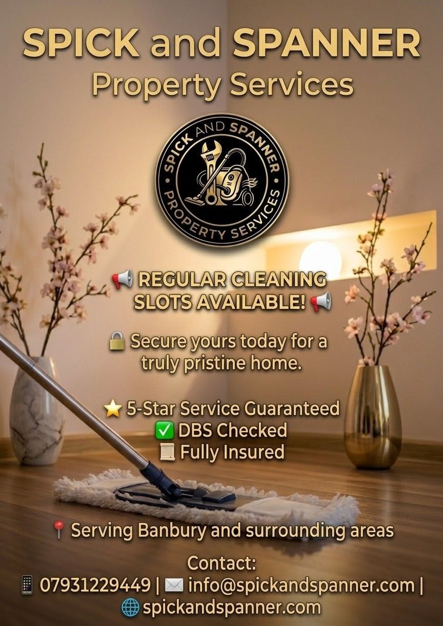 Spick&Spanner - Domestic Cleaning & Maintenance Services Facebook ad: Spick&Spanner - Domestic Cleaning & Maintenance