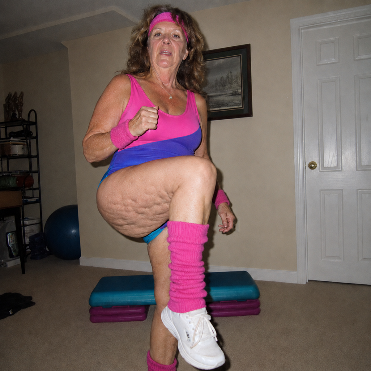 Susan Thompson Facebook ad: How Aerobics Women Are Erasing Their Cellulite