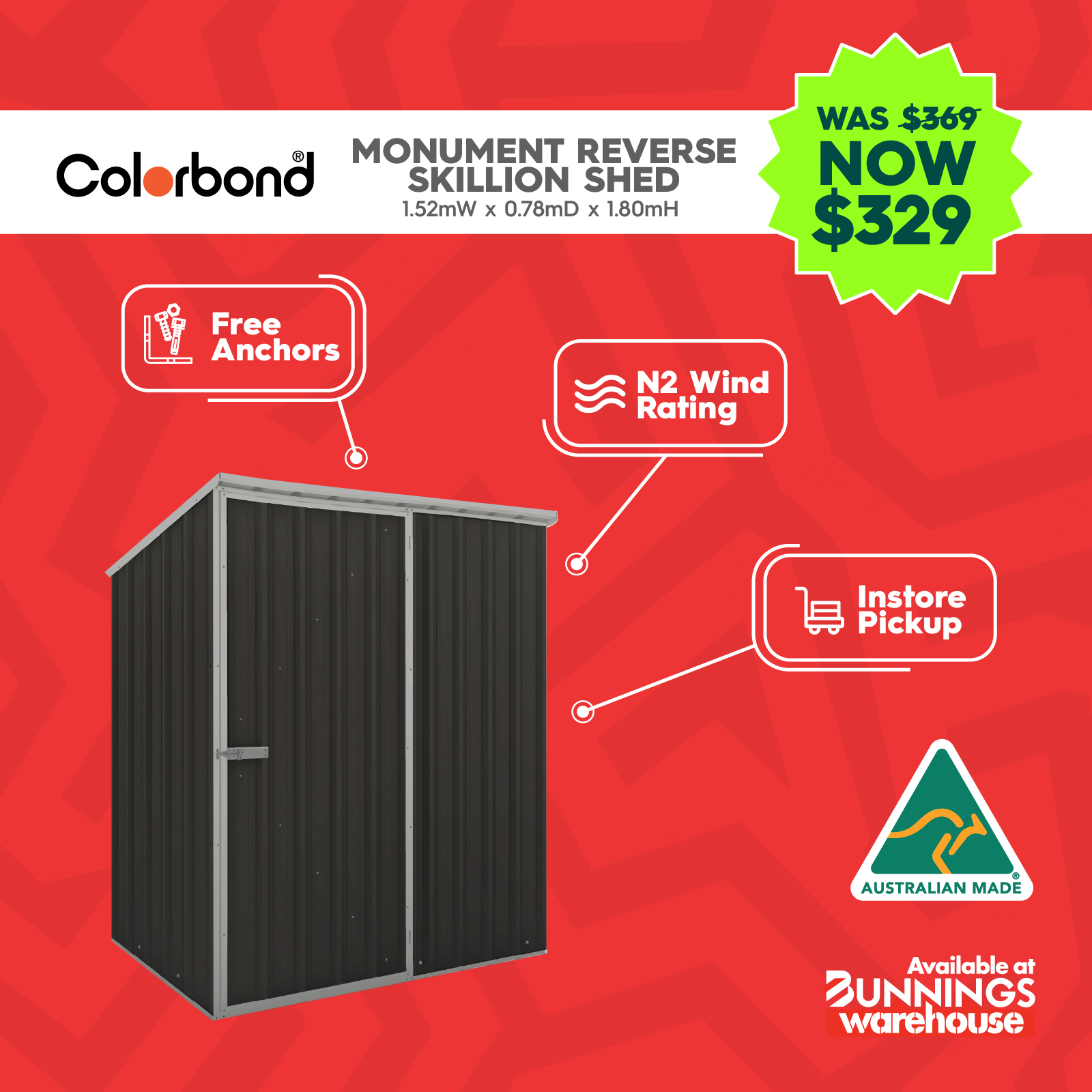 Absco Sheds Facebook ad