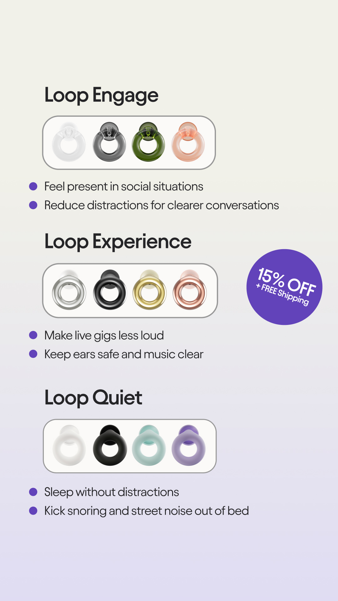 Loop Facebook ad