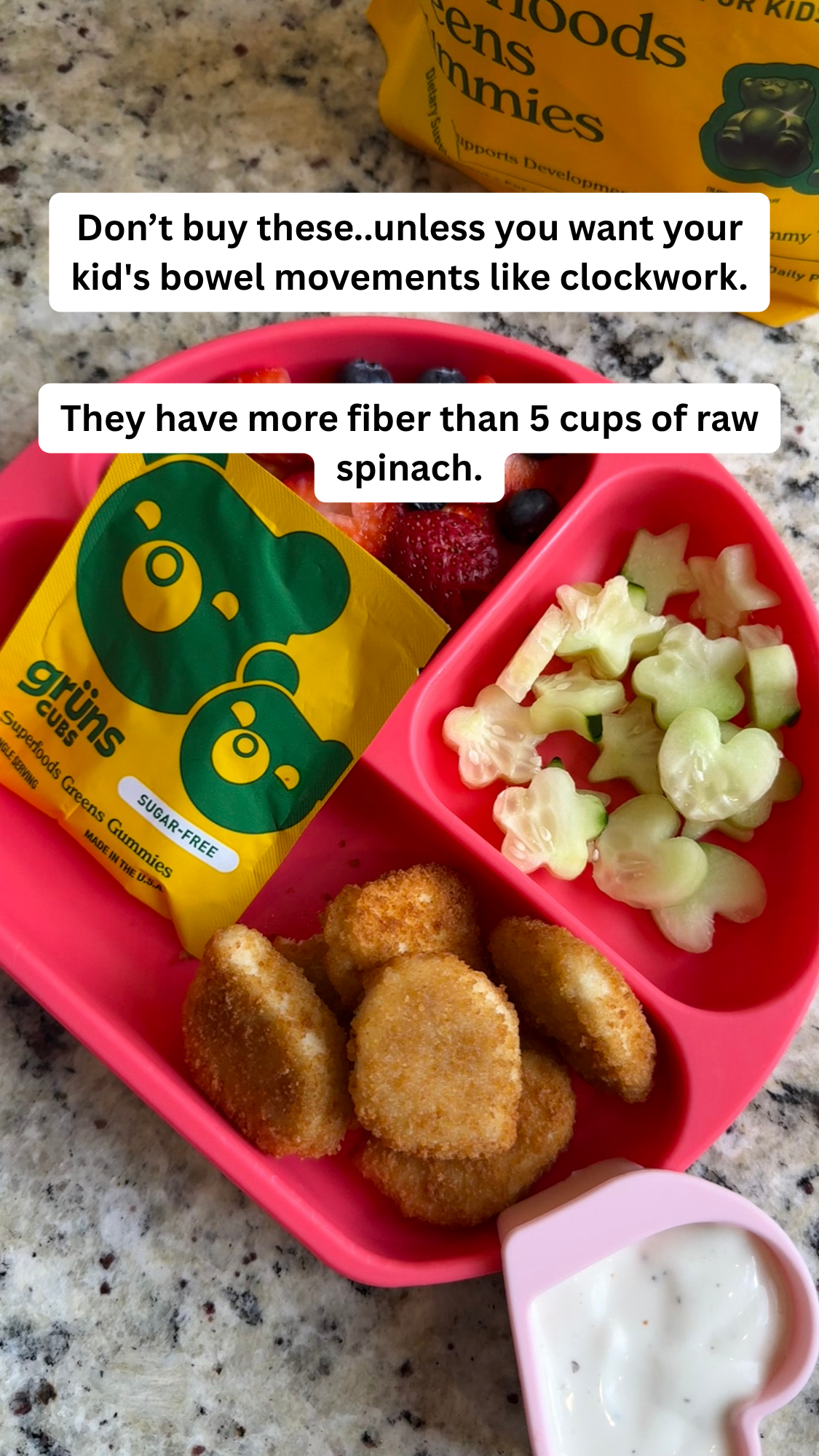 Grüns Kids Facebook ad