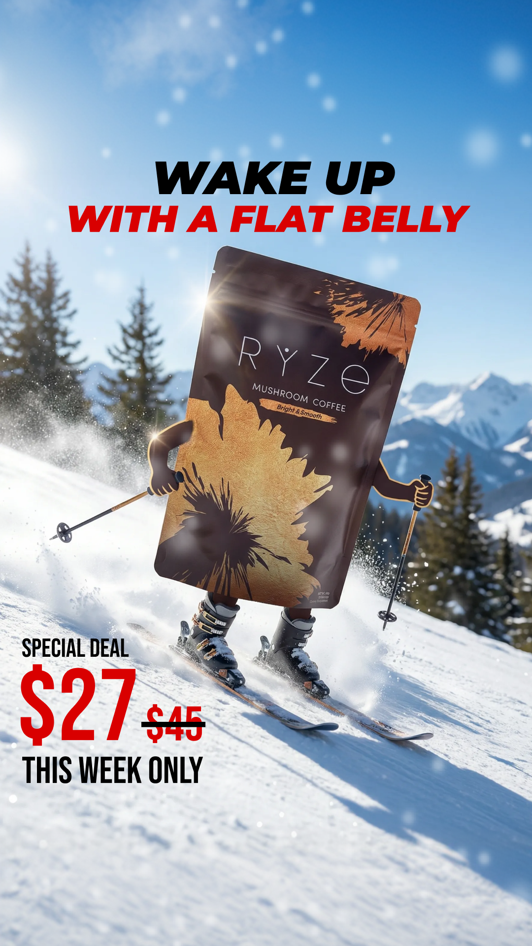RYZE Superfoods Facebook ad