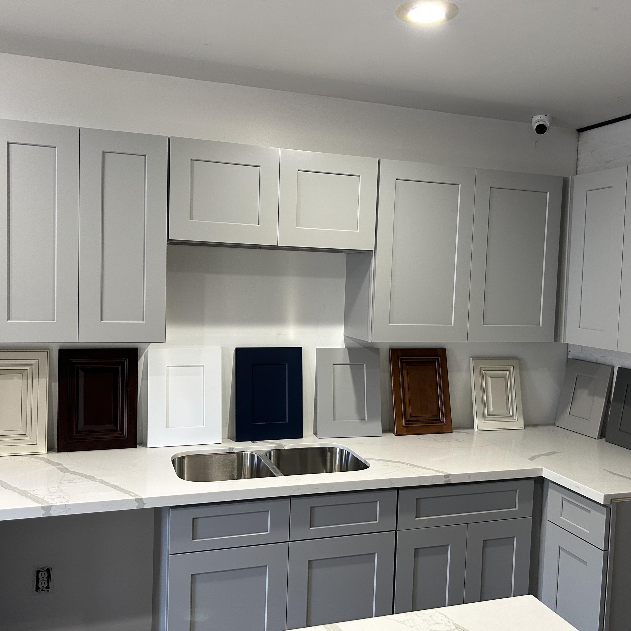 Katy Cabinet Facebook ad: We do prefabricated cabinets and counter tops.