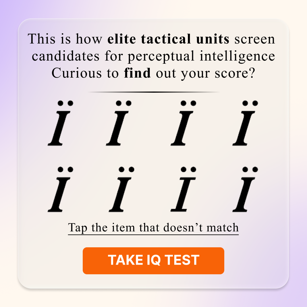 My IQ Facebook ad