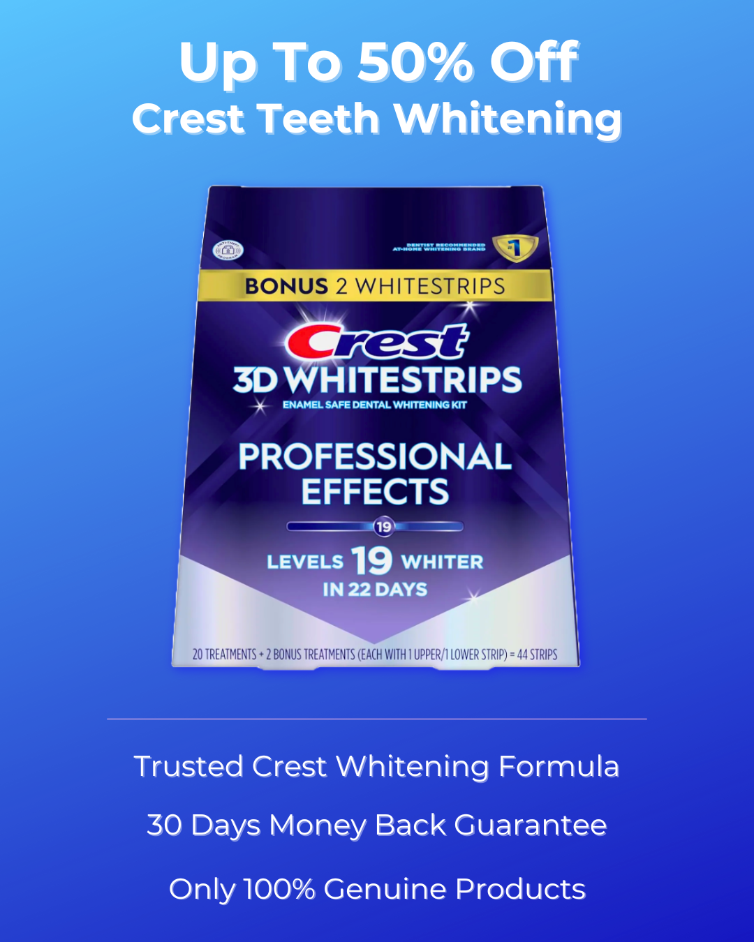 Direct Teeth Whitening Facebook ad