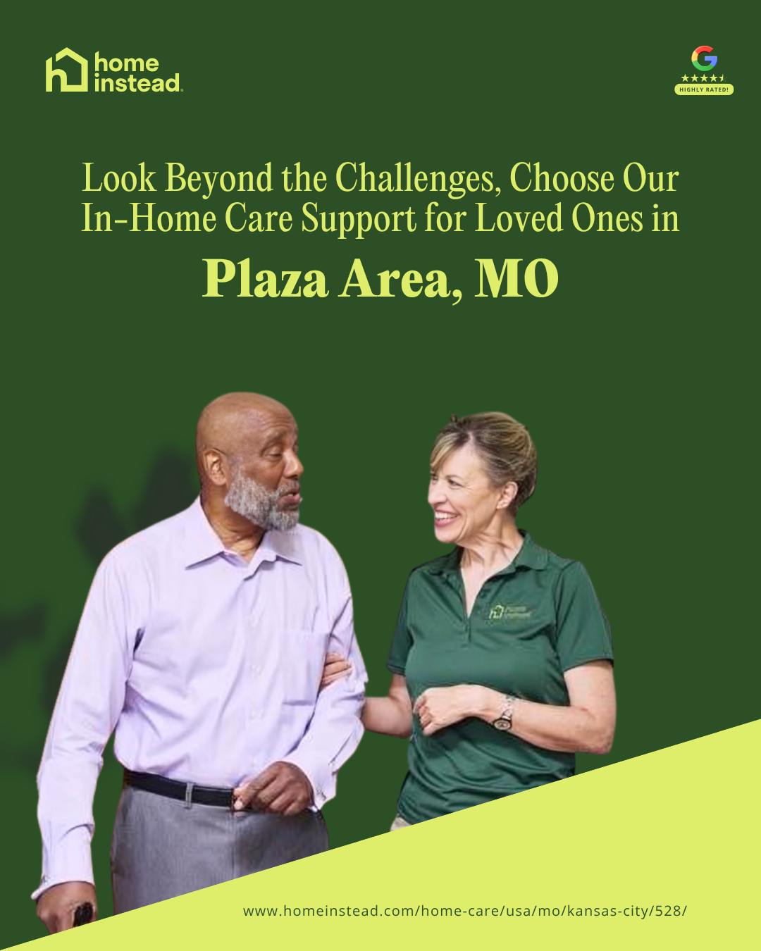 Home Instead Facebook ad: Senior In Home Care in Plaza Area, MO | Home Instead