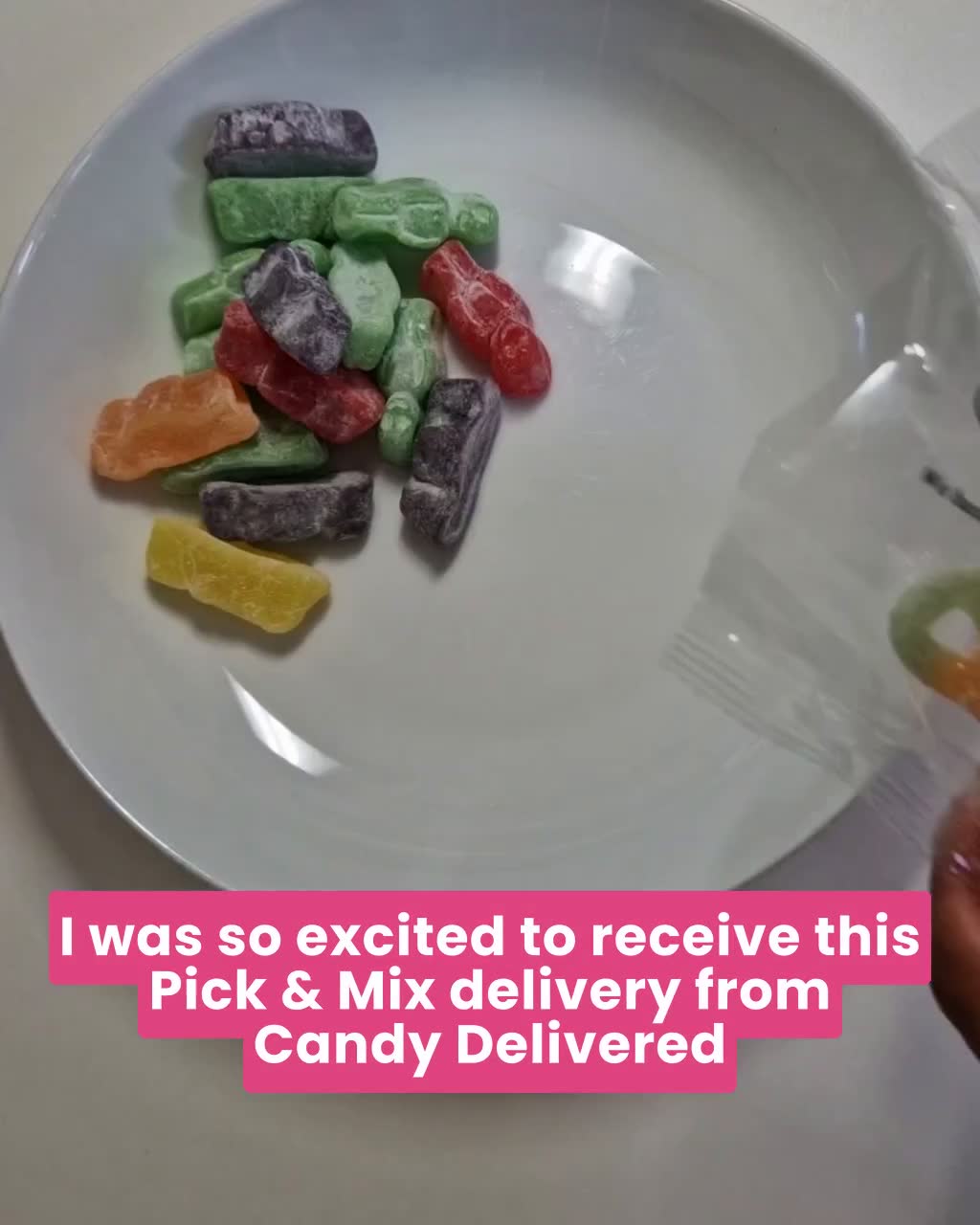 Candy Delivered Facebook ad: Get Retro Pick & Mix Sweets Delivered