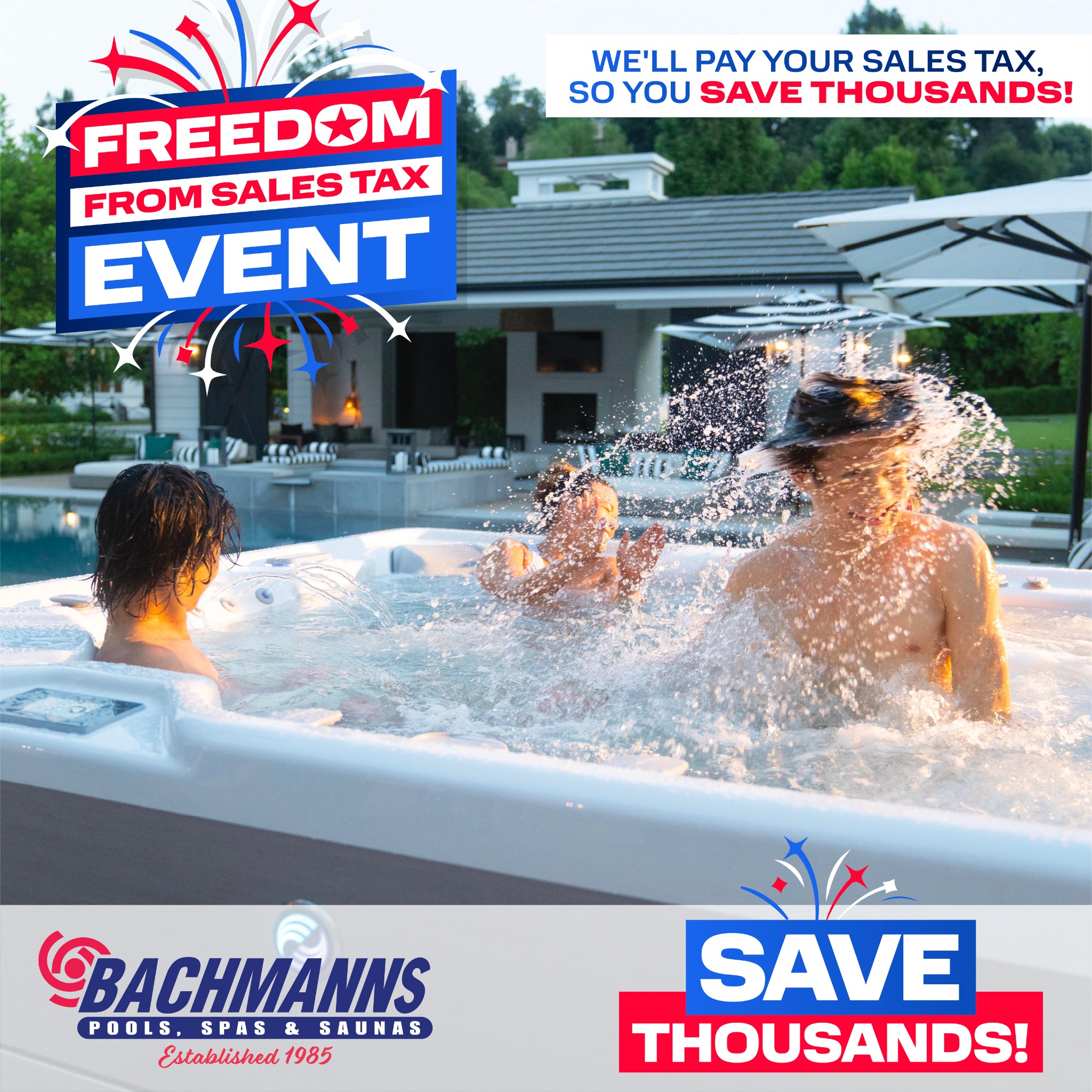 Bachmann Pools & Spas, LLC Facebook ad