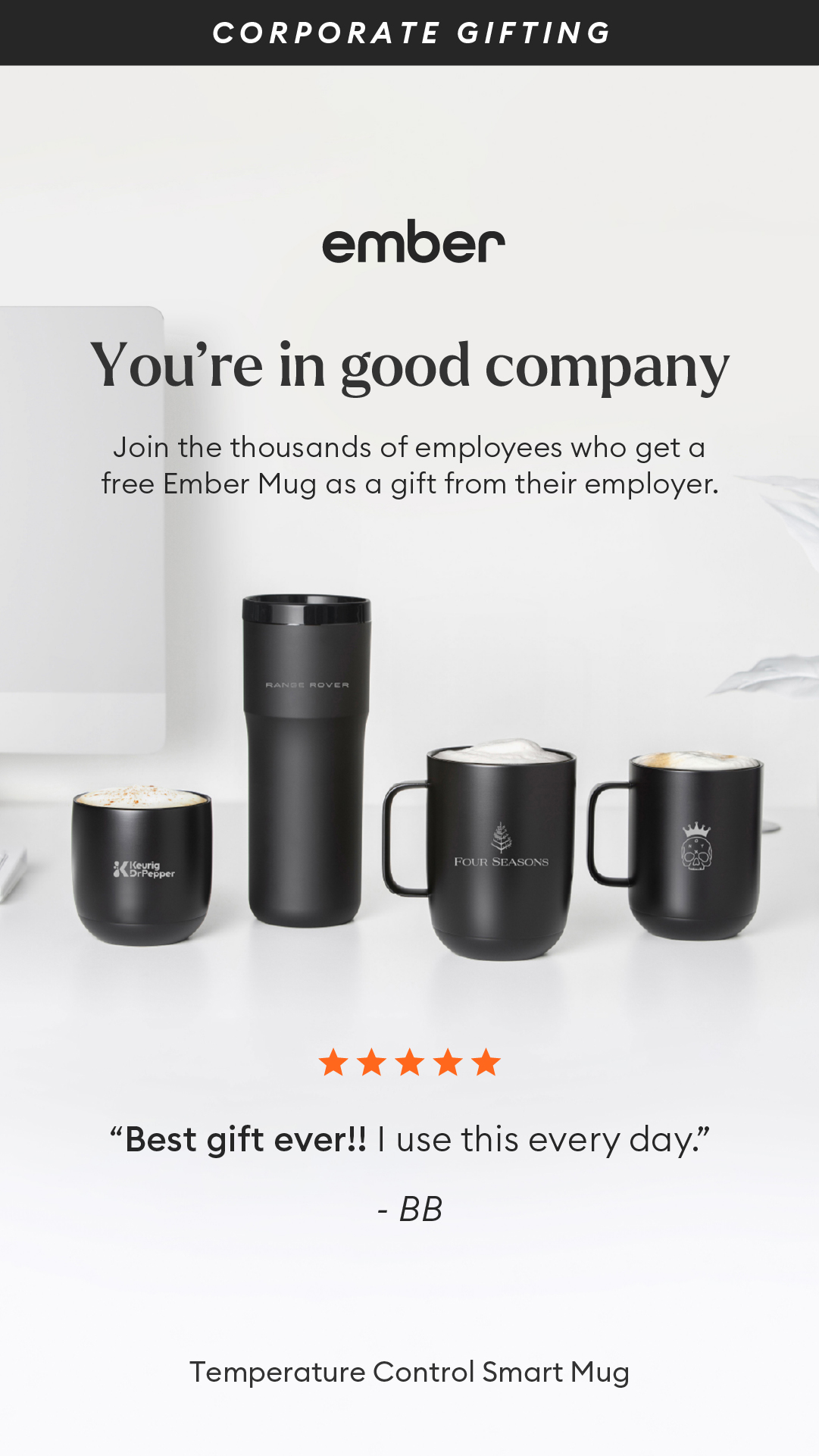 Ember Facebook ad