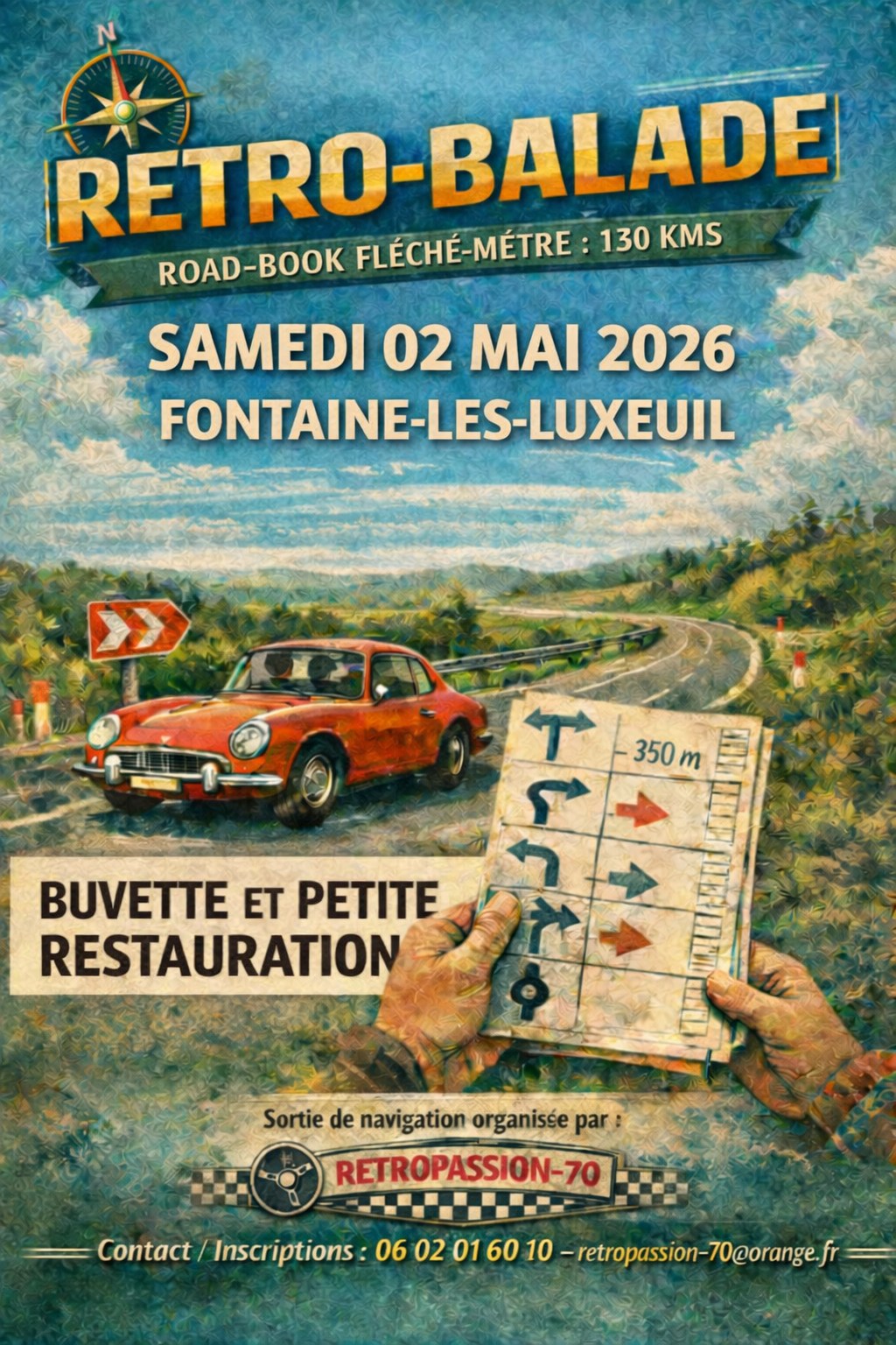 Rétro Passion 70 Facebook ad: RETRO BALADE SAONOISE