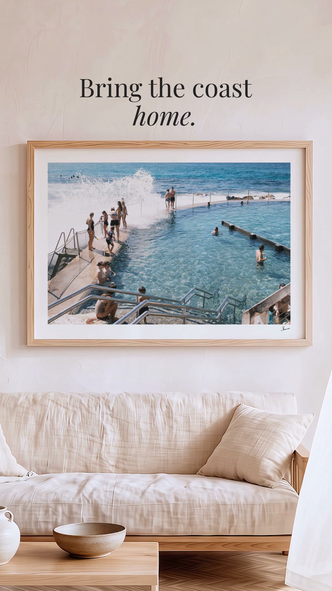 Australia Unseen Facebook ad: Sydney coastal fine art prints