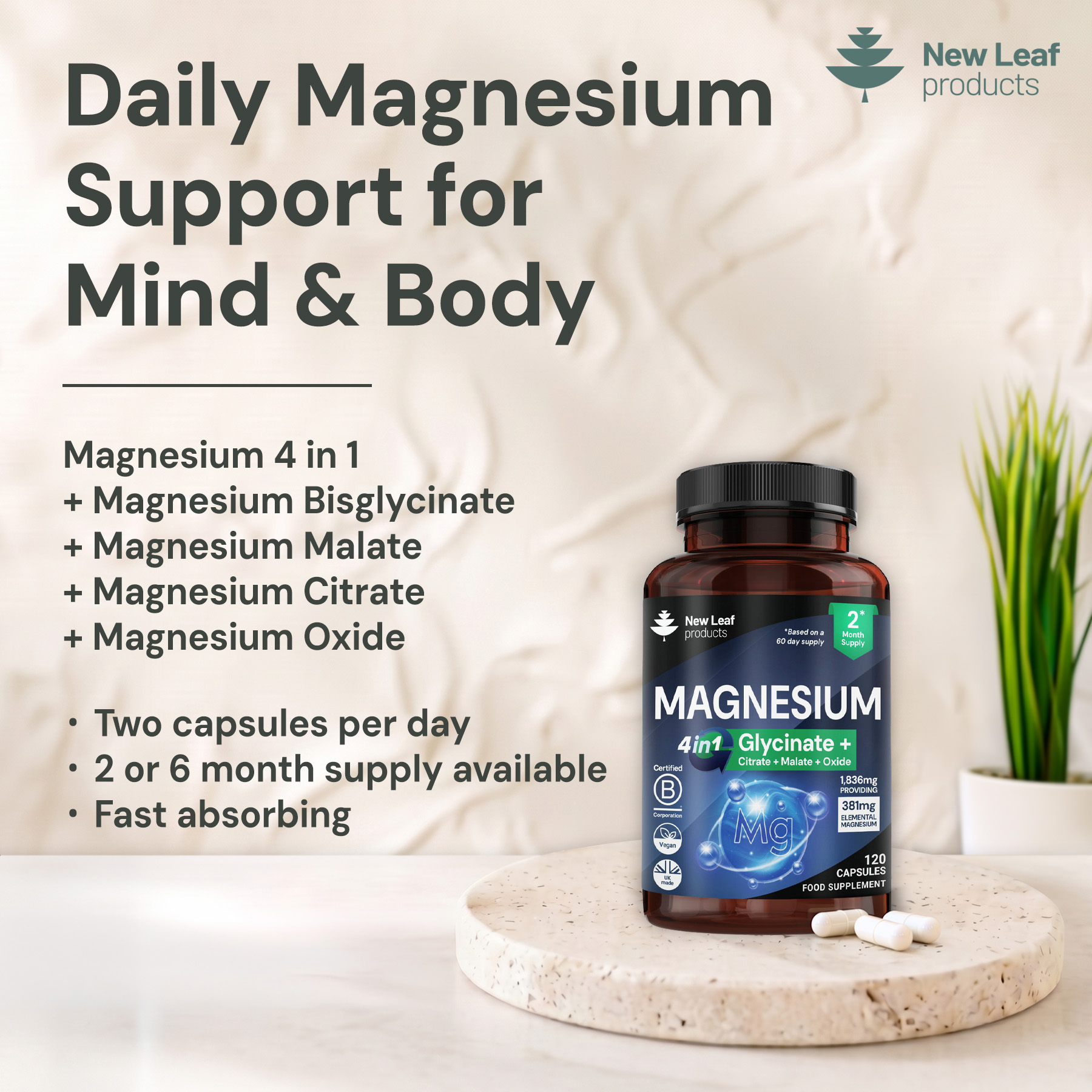New-Leaf-Products.com Facebook ad