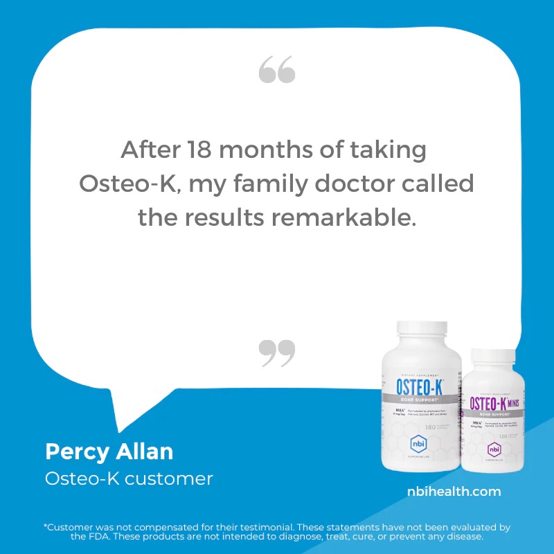 NBI Facebook ad: Try Osteo-K For Strong Bones | Risk-Free