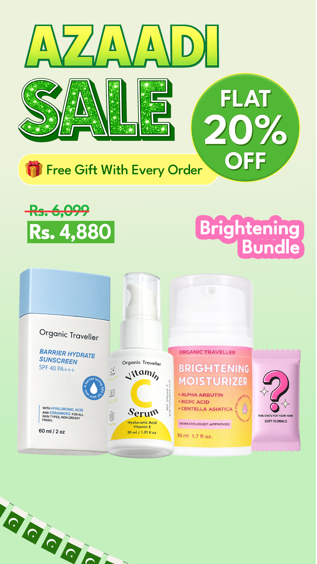 Organic Traveller - Skincare Facebook ad