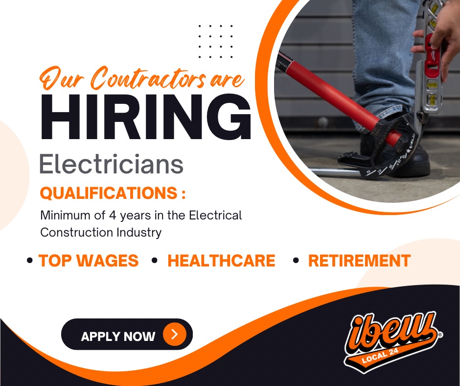 IBEW Local Union 24 Facebook ad