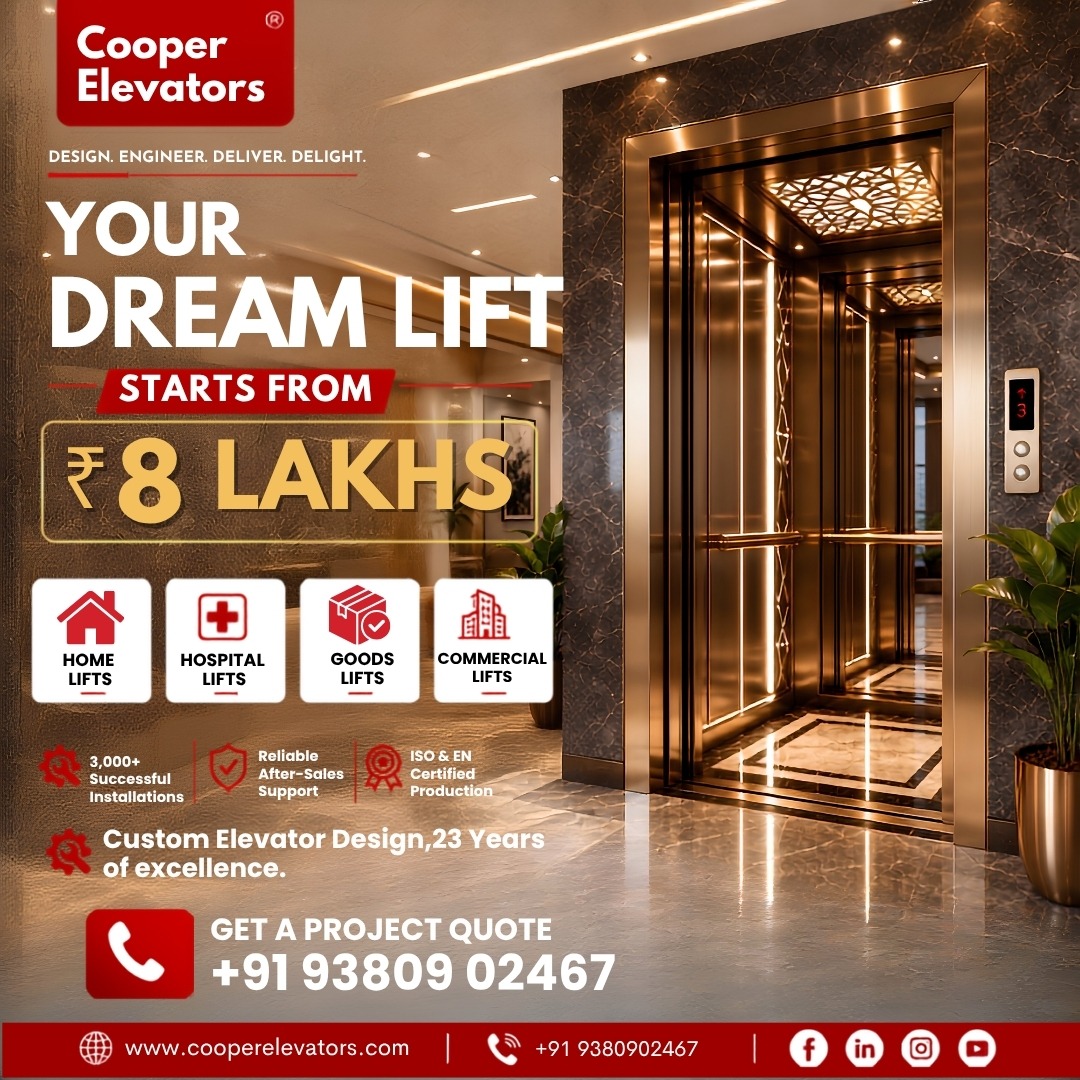 Cooper Elevators India Pvt.Ltd Facebook ad