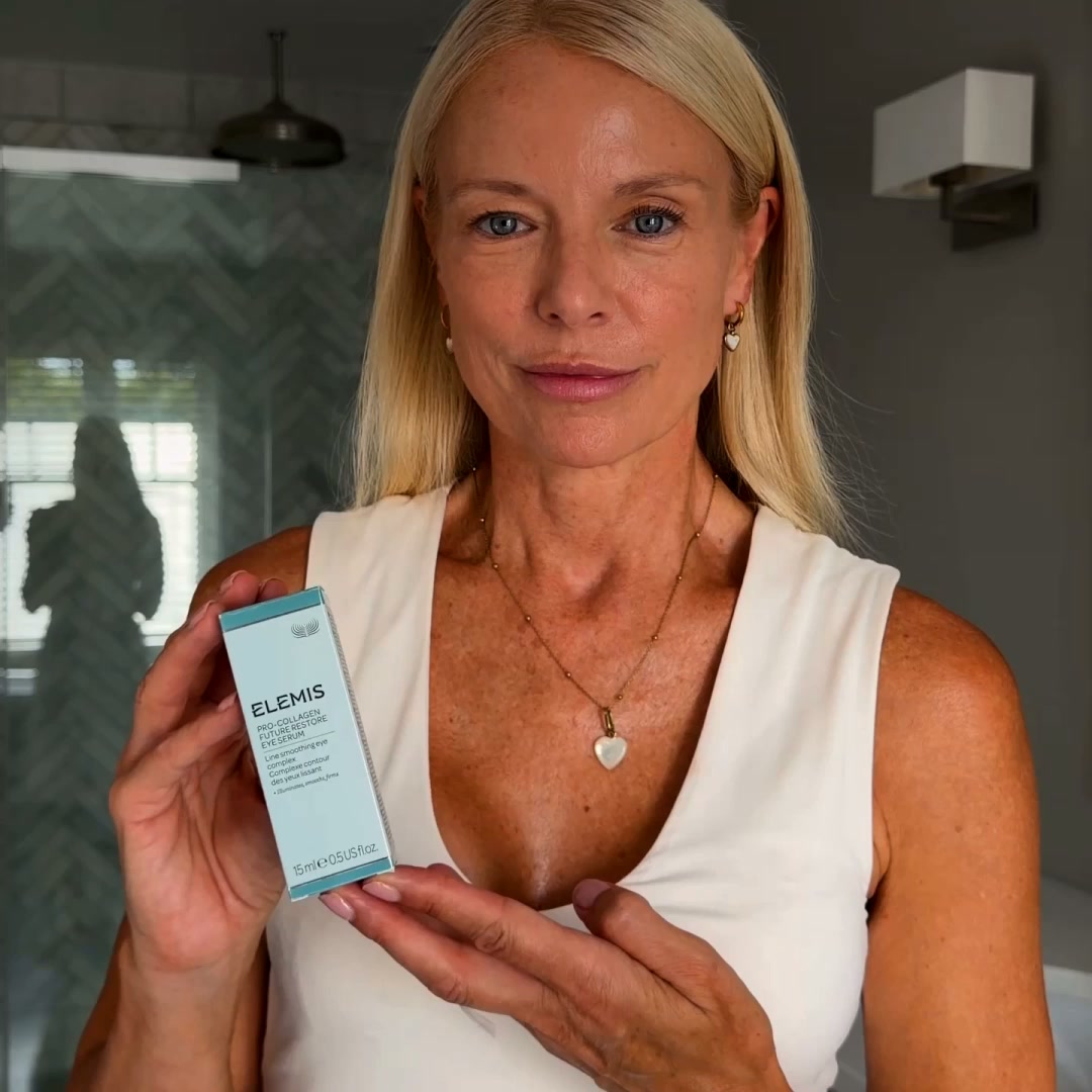 Elemis Facebook ad: NEW Pro-Collagen Future Restore Eye Serum